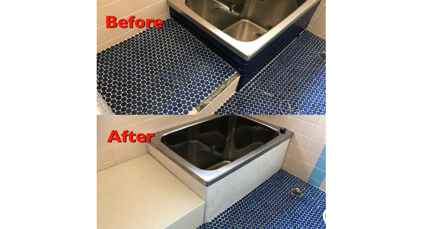 浴室ダイノックフィルム 埼玉県深谷市