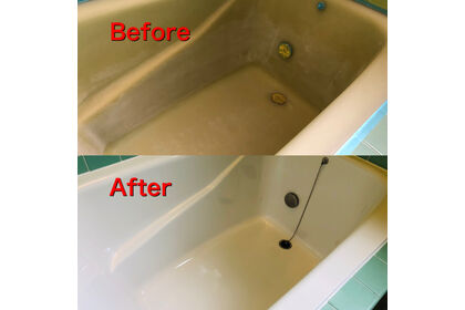 埼玉県草加市　浴槽塗装　浴室リフォーム