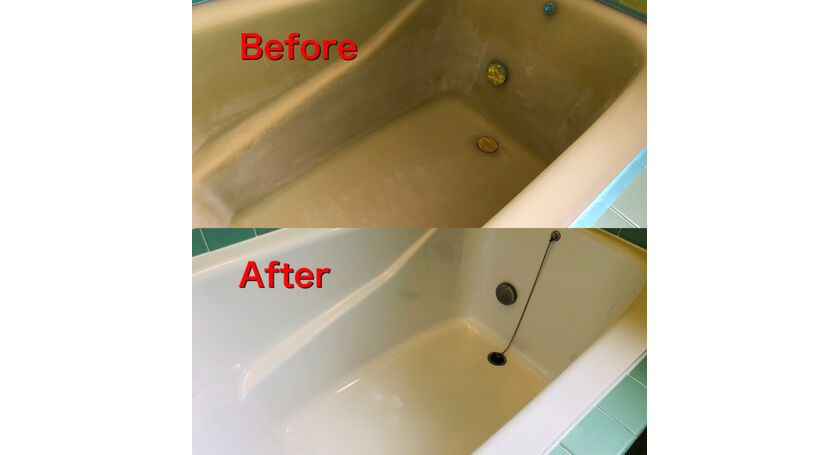 埼玉県草加市　浴槽塗装　浴室リフォーム