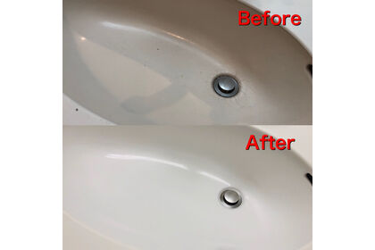 洗面ボウルのヒビ　東京都町田市
