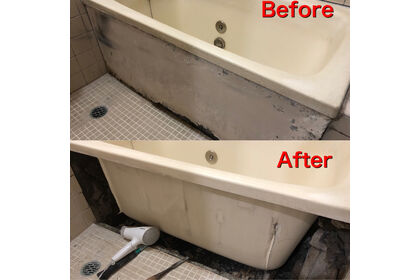 浴槽サビ補修　東京都昭島市　浴室リフォーム
